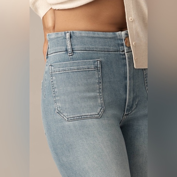 Maeve The Curvy Colette Crop Wide-Leg Jeans size 32p - Picture 10 of 11